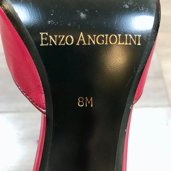 SOLD 50% Off Sale! ENZO ANGIOLINI • Leather Heels - Picture 9 of 13